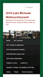 Mobile Screenshot of lakemohawkgermanchristmasmarket.com